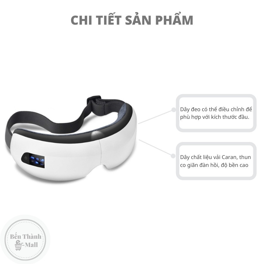 Máy Massage Mắt Smart Eye Model S10 Xoa Dịu Mỏi Mắt, Giảm Thâm Quầng Hiệu Quả