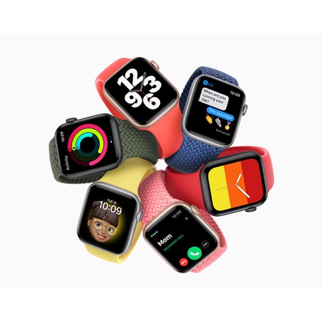 Đồng hồ thông minh Apple watch SE viền nhôm GPS only mới nguyên seal fullbox