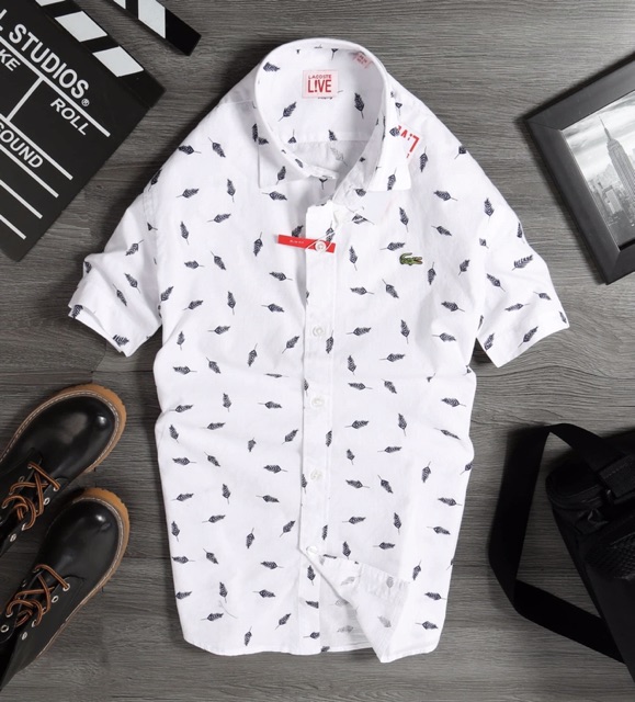 Áo sơ mi hoạ tiết LCT | BigBuy360 - bigbuy360.vn