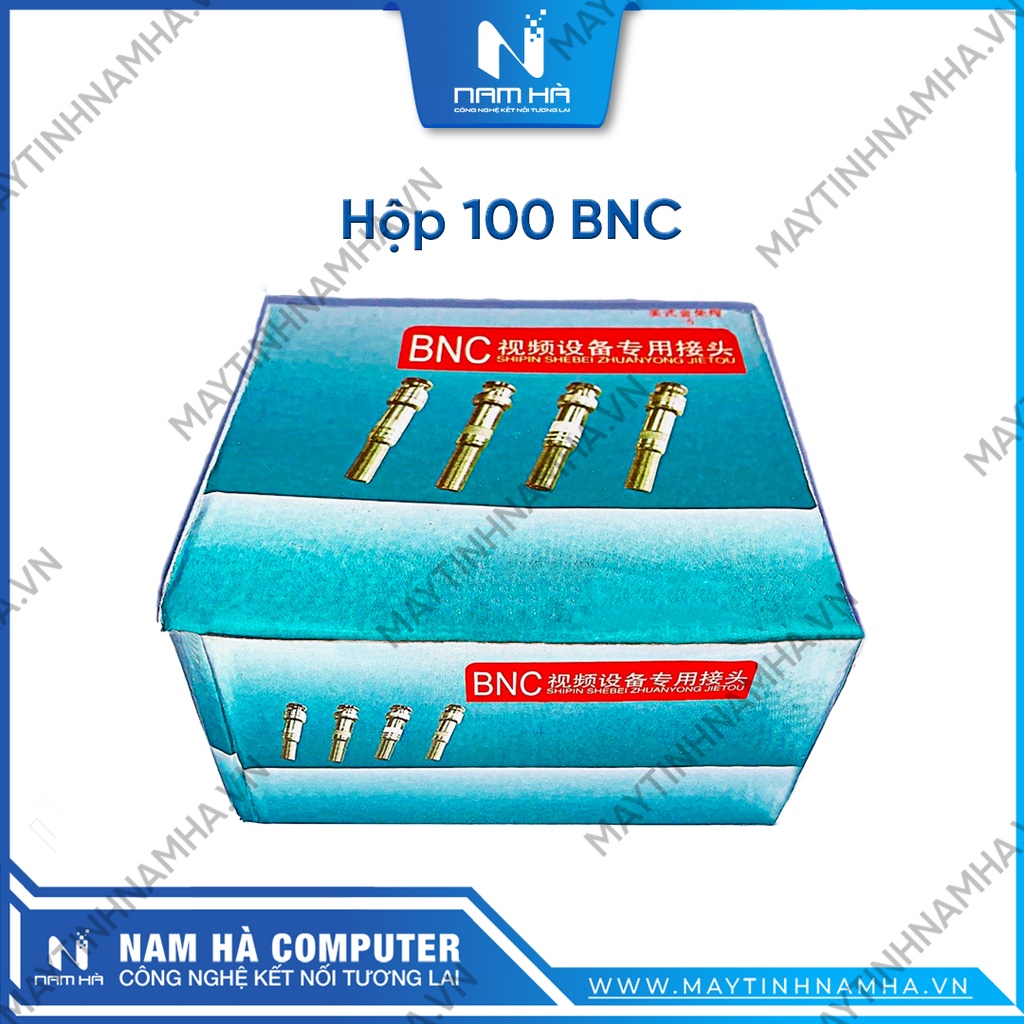 Hộp 100 BNC Lò xo loại tốt lõi đồng, không chờn gen, không toét ốc