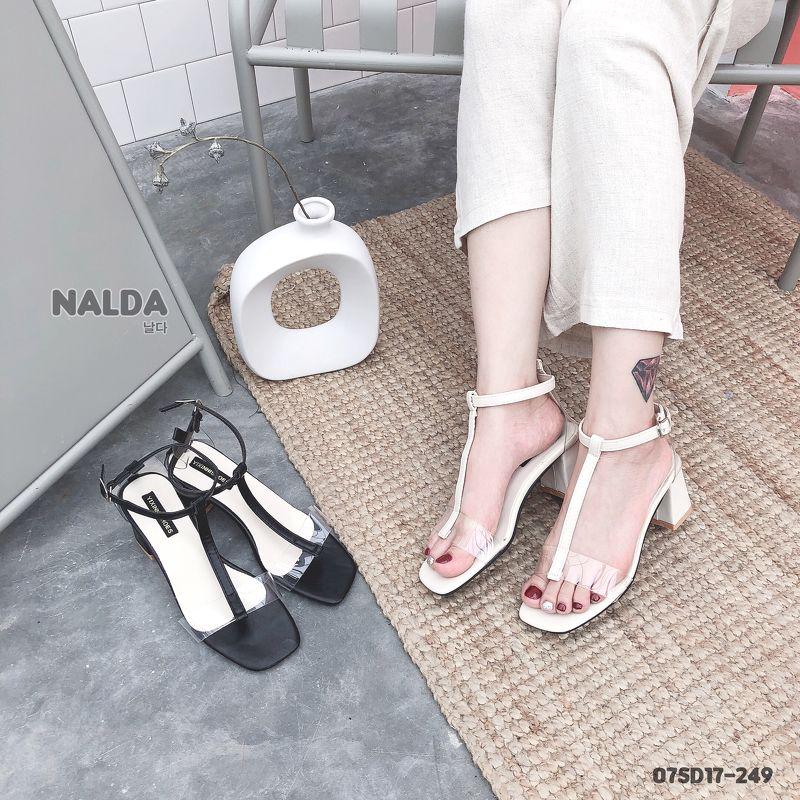 [Nalda] Sandal cao gót mix trong 07SD17