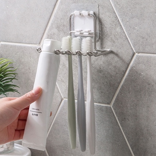 Giá Đỡ Bàn Chải Đánh Răng Bằng Thép Không Gỉ