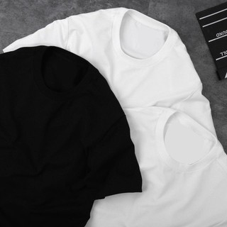 [Sỉ và lẻ] Áo thun trơn trắng đen tay ngắn Full size