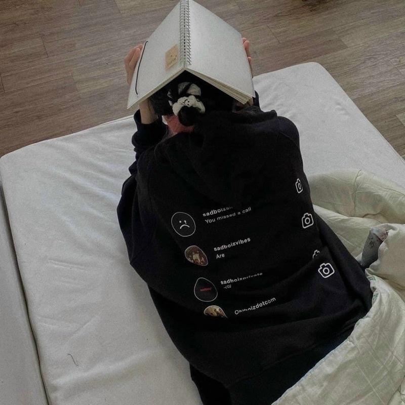 Áo khoác chui đầu hoodie nỉ ngoại in hình unisex ulzzang nam nữ