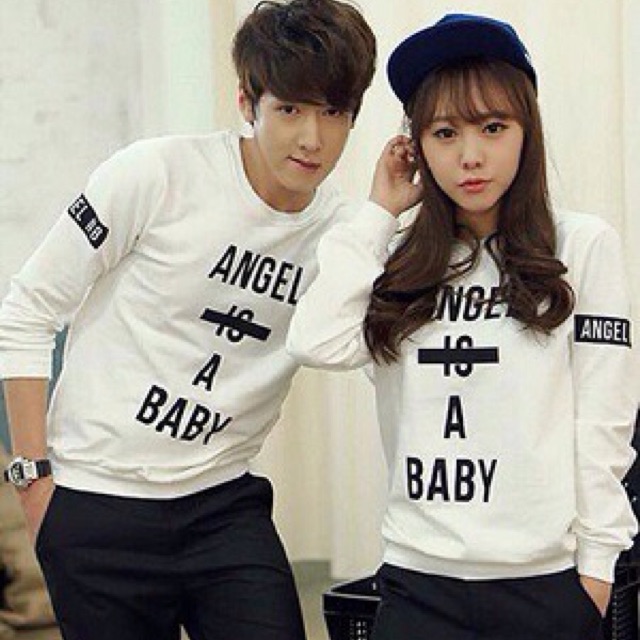 ÁO NỈ SWEATER ĐÔI THU ĐÔNG ANGEL