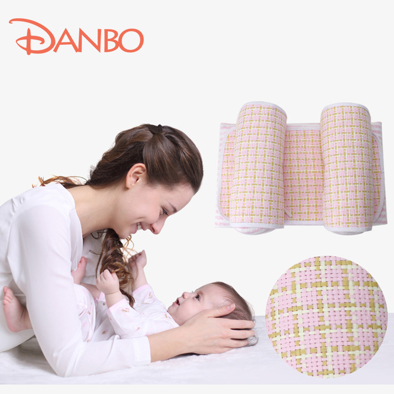 Gối vải lanh có lõi bằng cotton thời trang mùa hè cho trẻ sơ sinh tiện dụng