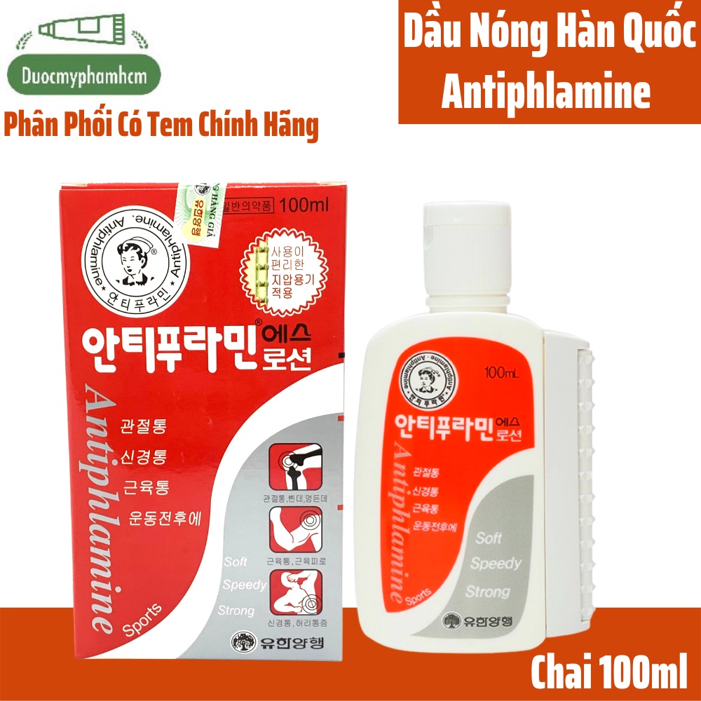 Dầu nóng Hàn Quốc Antiphlamine (100ml) Date 01/2024