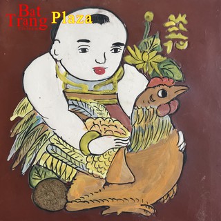 Tranh Gốm Bát Tràng 25x25cm