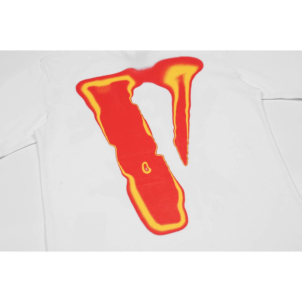 Áo Thun Cotton Tay Ngắn In Chữ Vlone Thời Trang Cho Nam Và Nữ