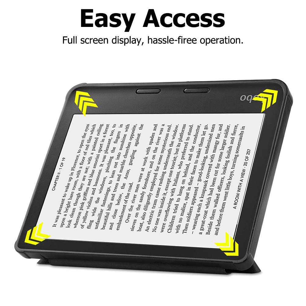 Ninki Bao Da PU Máy Kobo Libra 2 / Kobo Sage / Premium Tự Động Bật / Tắt Cho Kobo Libra 2 2021