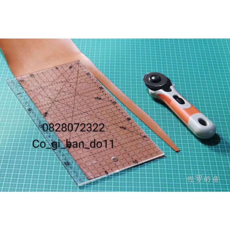 Dao Lăn 45mm Có Chốt An Toàn &amp; Lưỡi Dao Thay Thế.