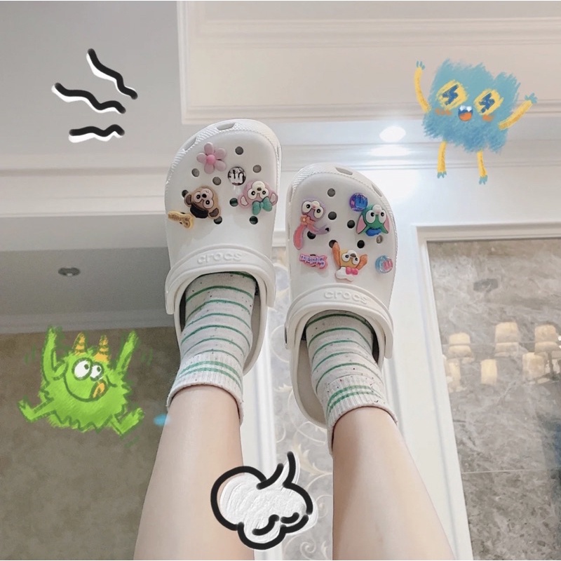 [Có Video] Dép sục Cross DREW HOUSE phiên bản mới nhất, siêu êm - Tặng kèm sẵn 12 hình gắn