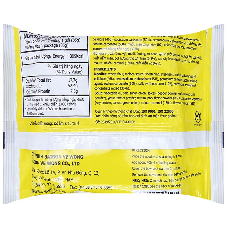 [Quận 12] Thùng 30 gói mì thịt xào A-one 85g | BigBuy360 - bigbuy360.vn