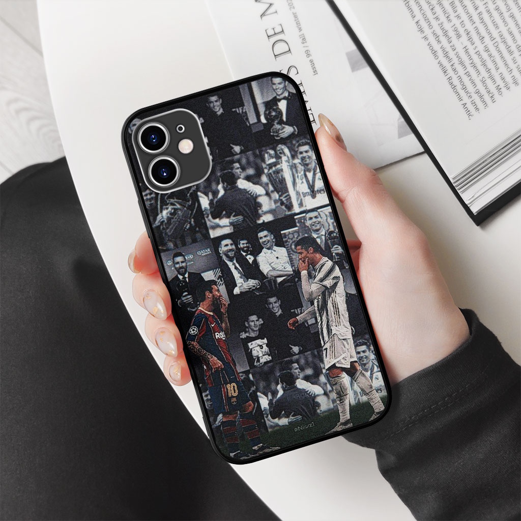 Ốp lưng GFB Ronaldo Vs Messi pro 13 11 12 promax 7 8 plus xs X Xr FOO20220414