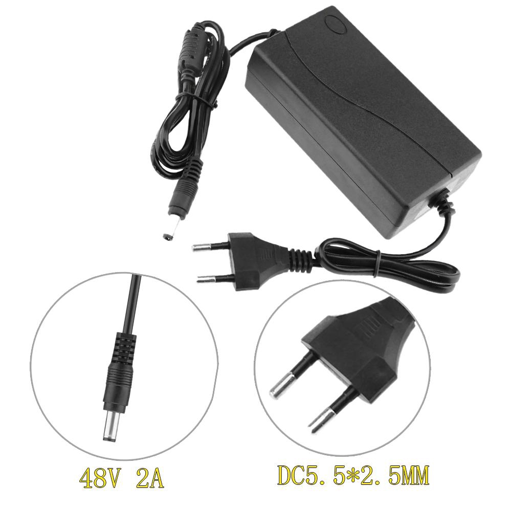 [tmystyle]48V 2A AC to DC Power Supply Adapter Converter 5.5x2.5mm for POE Switch Bla
