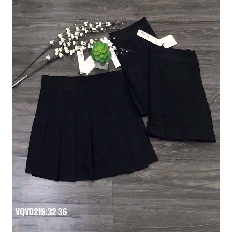 (TÁO ĐỎ BIGSIZE 55-90KG) CHÂN VÁY XẾP LY CÓ QUẦN TRONG SIÊU XINH, SANG CHẢNH VỚI MỌI PHONG CÁCH ( ẢNH SHOP CHỤP 100%)