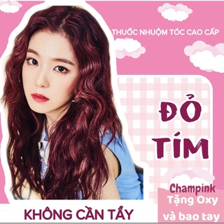 THUỐC NHUỘM TÓC MÀU ĐỎ TÍM CAO CẤP GIÁ RẺ CHẤT LƯỢNG CAO LÊN MÀU CHUẨN SALON