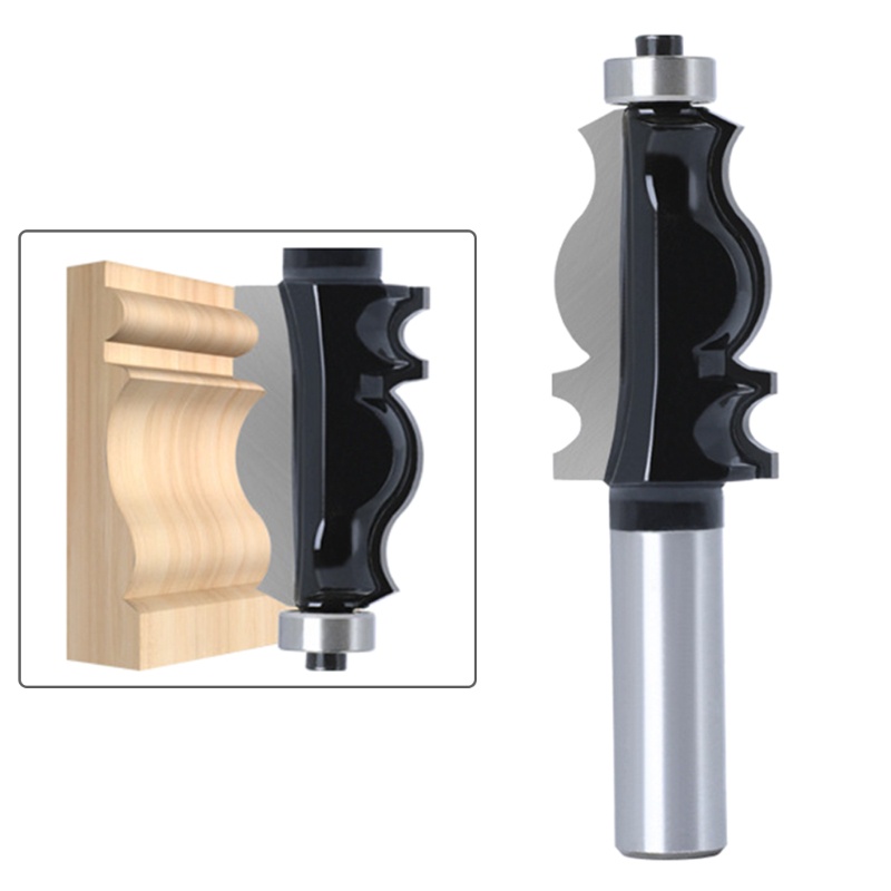 Set 2 Đầu Cắt Định Tuyến Hình Đuôi Cá Dài 92mm # 1 # 2 Shank