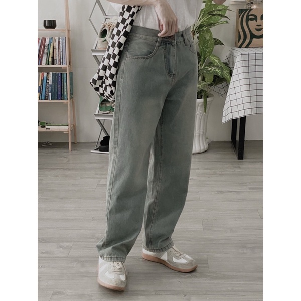 Quần Jean Nam Baggy Ống Suông From Rộng Dáng Đứng Vải Jeans Bò From Xuông Cao Cấp Hottrend Ảnh Thật 100%