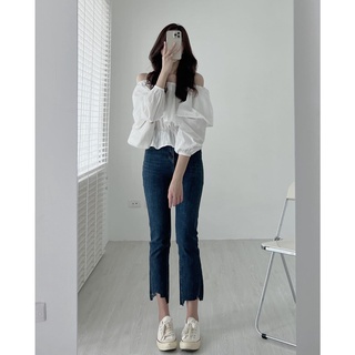 A005 Áo thô trễ vai bo chun Audrey