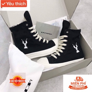Video + ảnh thật > giày sneaker rick owens mickey