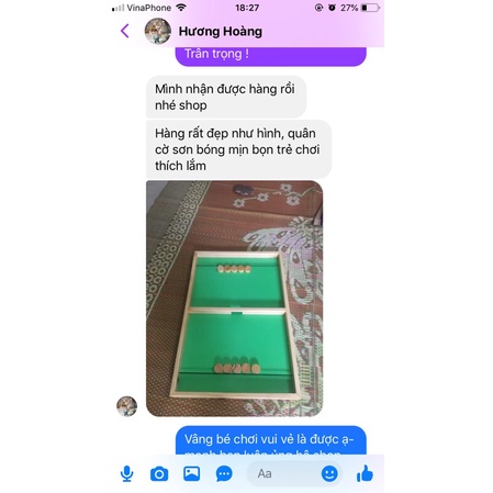 Đồ chơi cờ búng gỗ size to tiêu chuẩn, đồ chơi cờ búng đối kháng giải trí rèn kĩ năng phản xạ cho bé