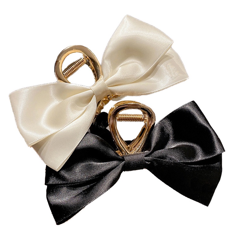 IF ME Kẹp Tóc Hình Nơ Bằng Kim Loại Thời Trang Thanh Lịch Cho Nữ