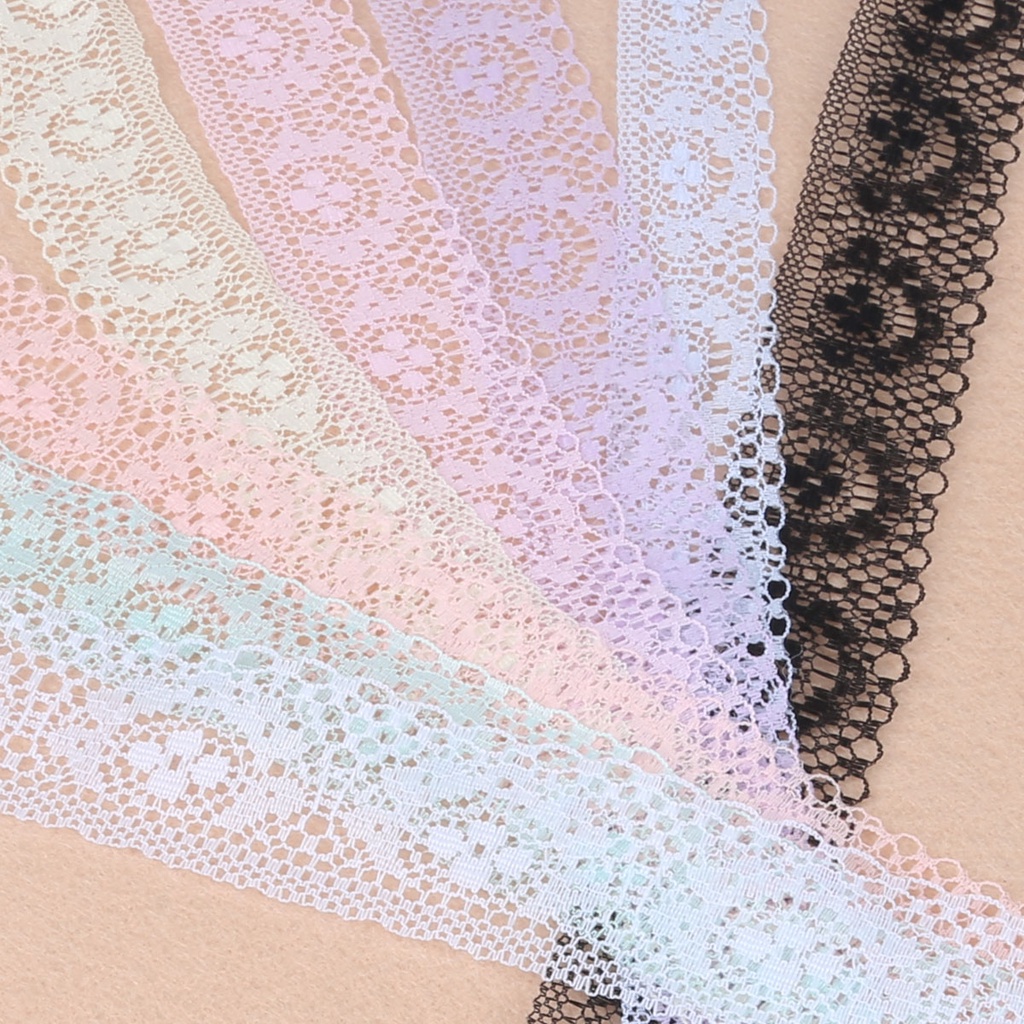 Cuộn dây ren dài 10 yard 40mm dùng trang trí tùy chọn màu sắc