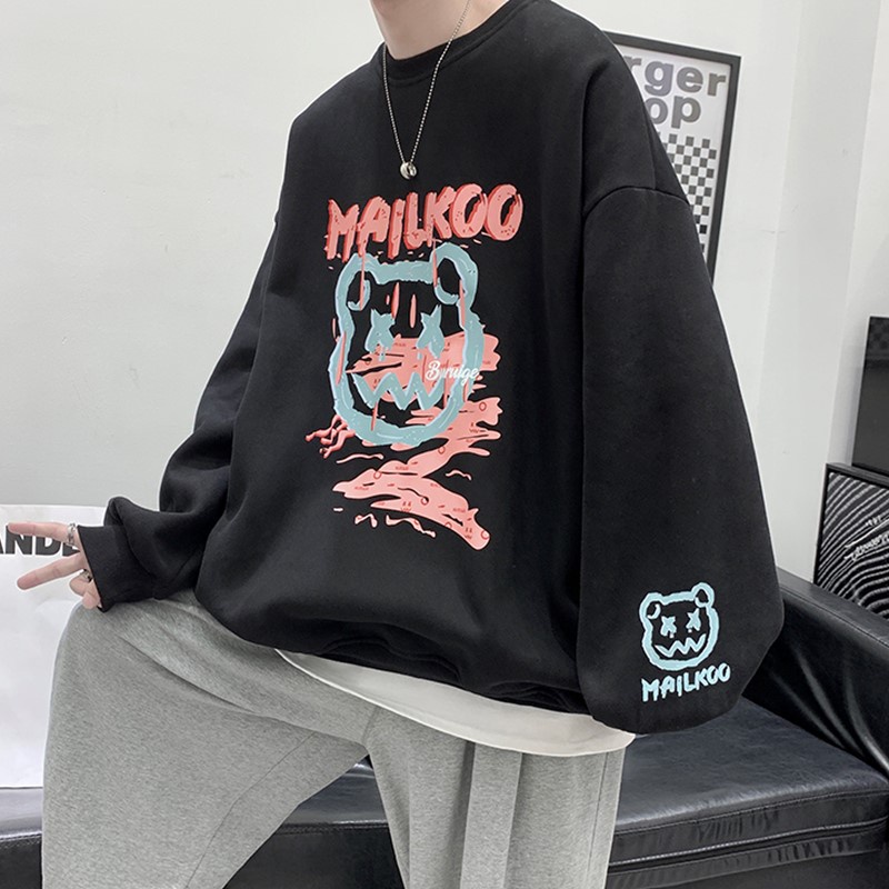 Áo sweater nam nữ unisex form rộng đôi len nỉ ngoại local brand đẹp cặp đôi ulzzang hàn quốc oversize dày mịn MAILKOO