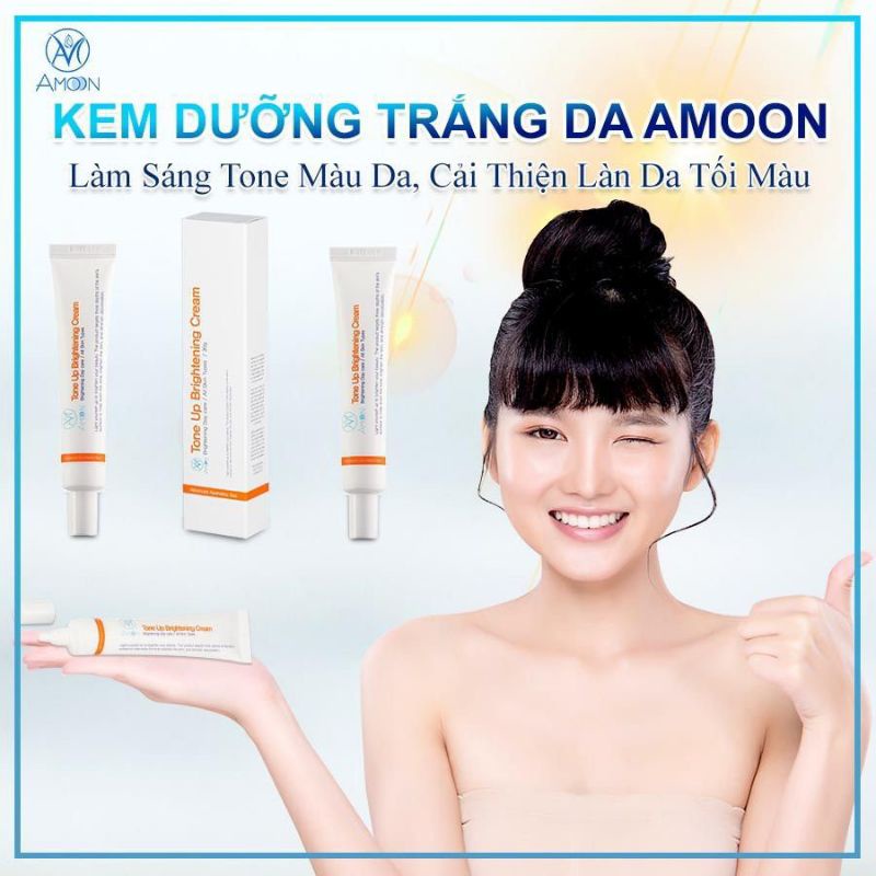 Kem Dưỡng Trắng Da Amoon- Tone Up Brightening Cream