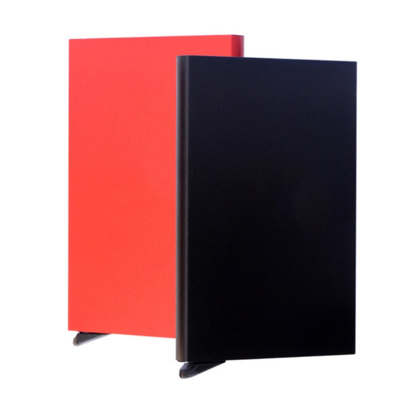 Ví Đựng Thẻ Tín Dụng Bằng Kim Loại Mỏng Nhẹ Thiết Kế Đơn Giản Thời Trang Cho Nam