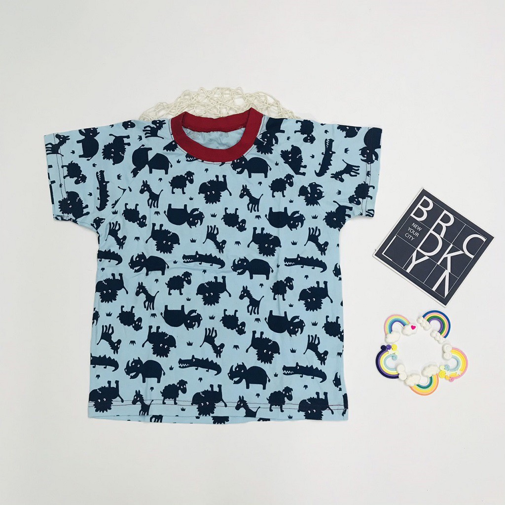 Áo thun bé trai, áo phông cho bé trai chất cotton nhiều màu, size 120-160 - SUNKIDS