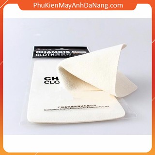 Khăn da cừu lau ống kính máy ảnh Chamois chuyên dụng da cừu lau lens