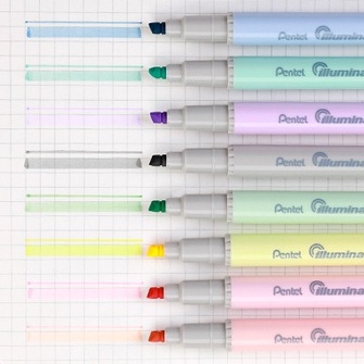 [THEARTSHOP] Bút Dạ Quang 2 Đầu Pentel Màu Pastel SLW11P