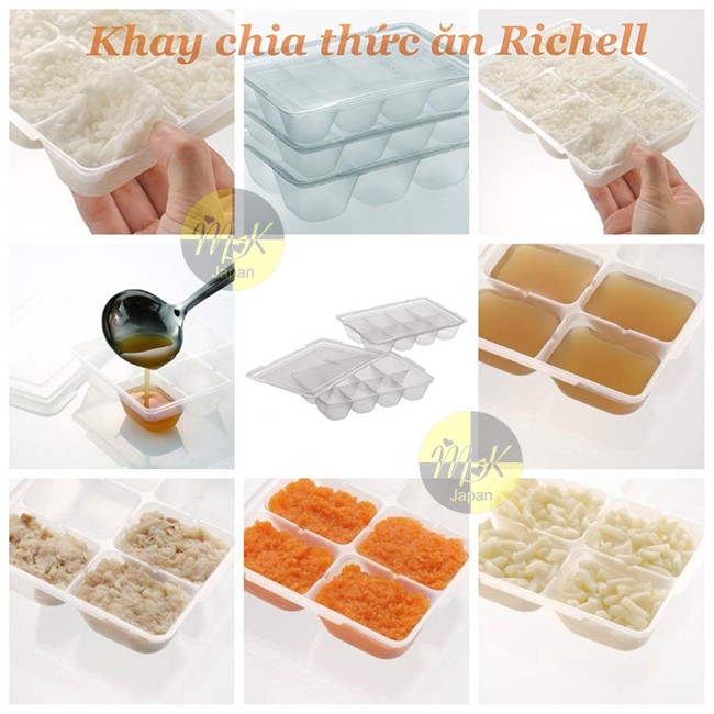 Richell -  Khay trữ đông 15ml