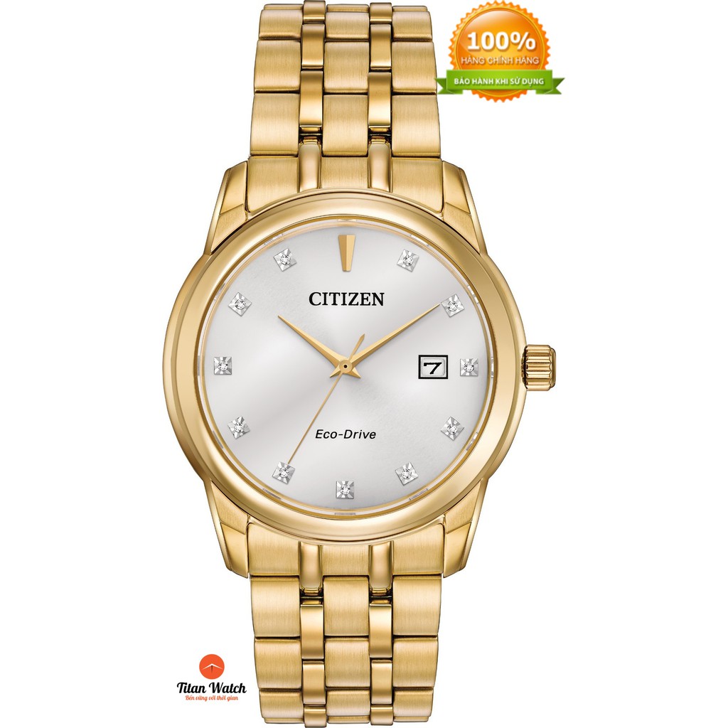 Đồng hồ nam dây sắt máy pin chính hãng Citizen BM7342-50A