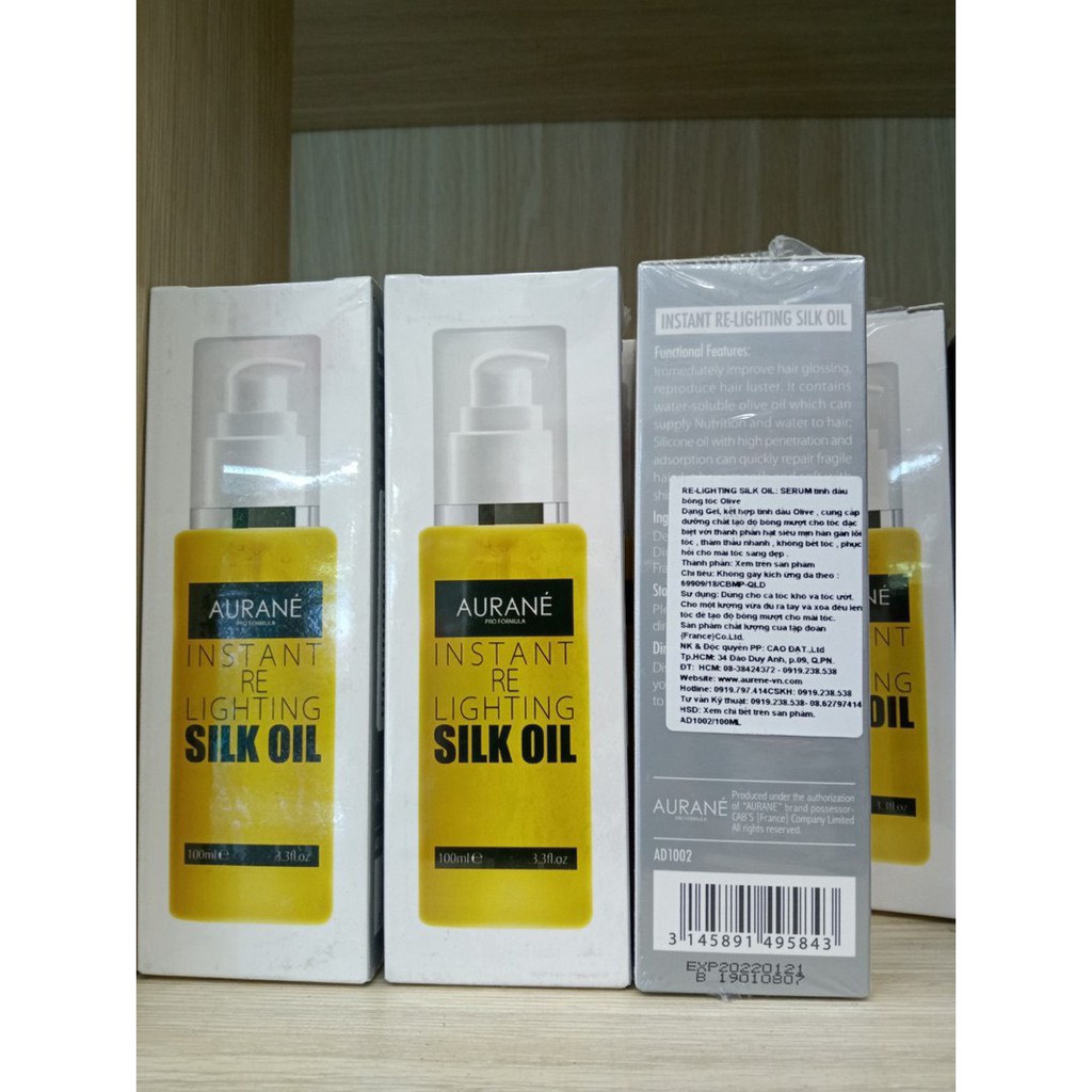 Tinh Dầu Dưỡng Tóc Aurane Re-Lighting Silk Oil 100ml