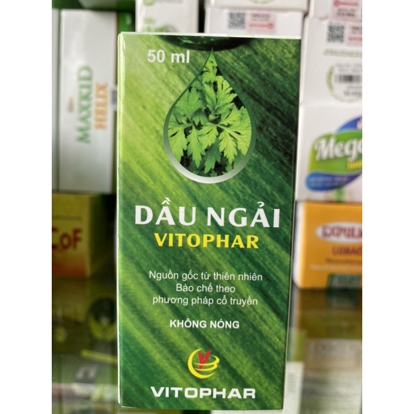 Tinh Dầu Ngải Cứu Vitophar 50ml - Mua 05 tặng 01 - Giảm đau nhức xương khớp, thoái hóa