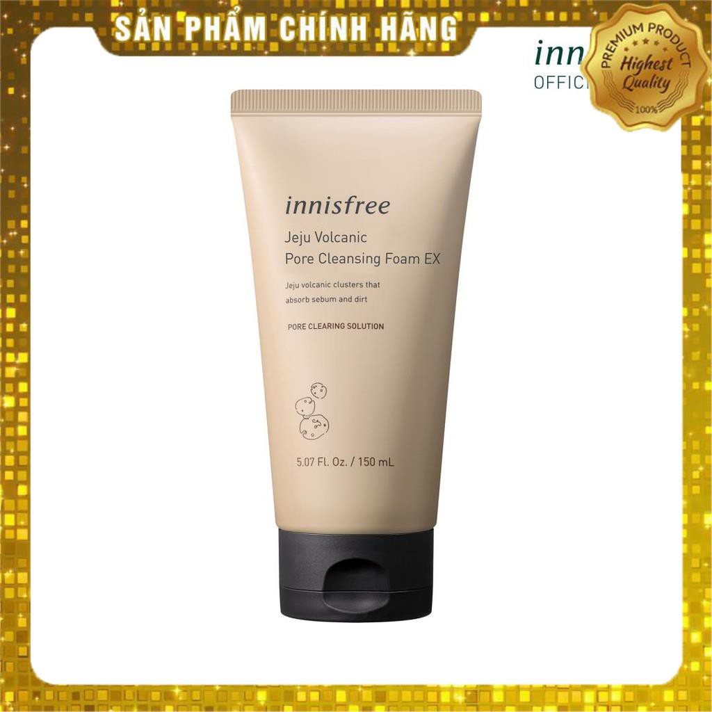 [ HÀNG CAO CẤP ] Sữa rửa mặt se khít lỗ chân lông innisfree Volcanic Pore Cleansing Foam Ex 150ml