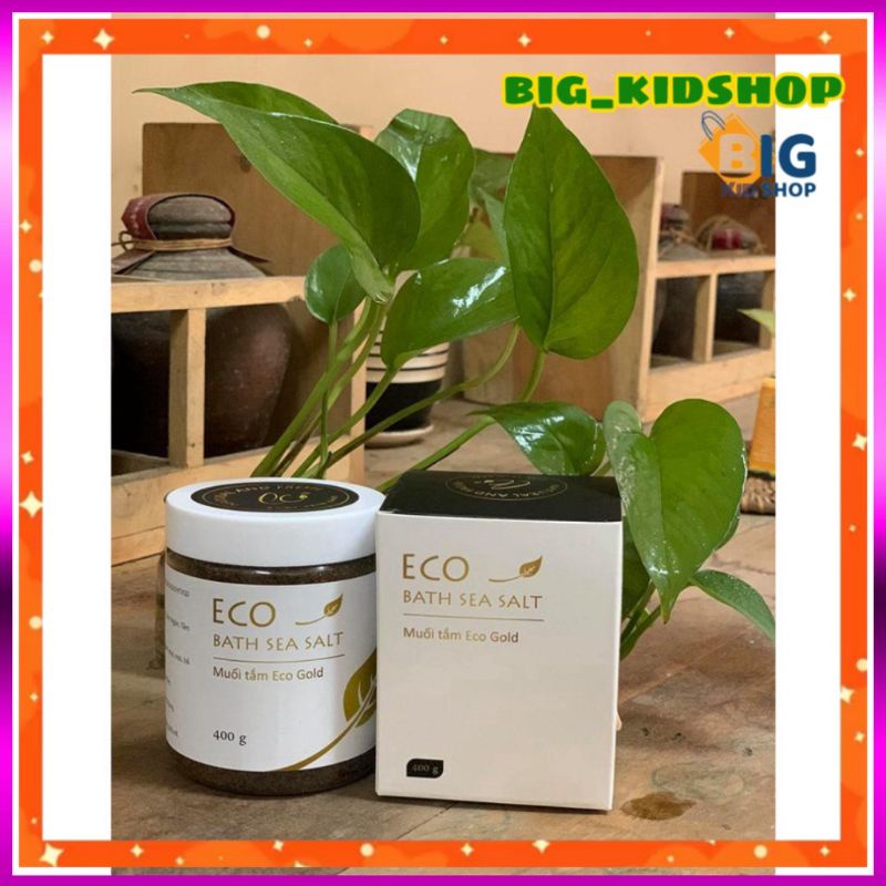 COMBO 2 MUỐI TẮM THẢO DƯỢC GOLD ECO 400G -Muối tắm sinh dược Eco gold-LÀM SẠCH, KHÁNG KHUẨN, GIẢM MẨN NGỨA, RÔM SẢY, MỤN