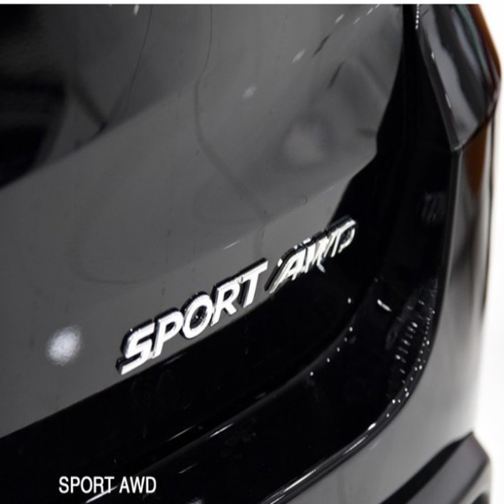 Sản Phẩm Decal tem chữ AWD inox dán ô tô G40108 .