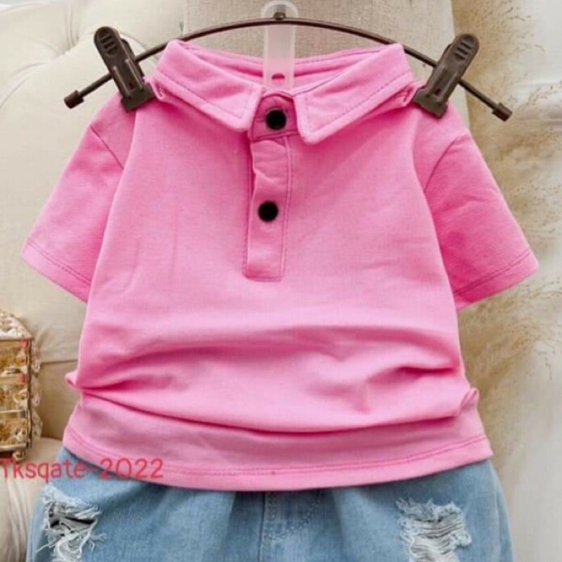 Áo cotton cá sấu cho bé trai/gái 10-25kg