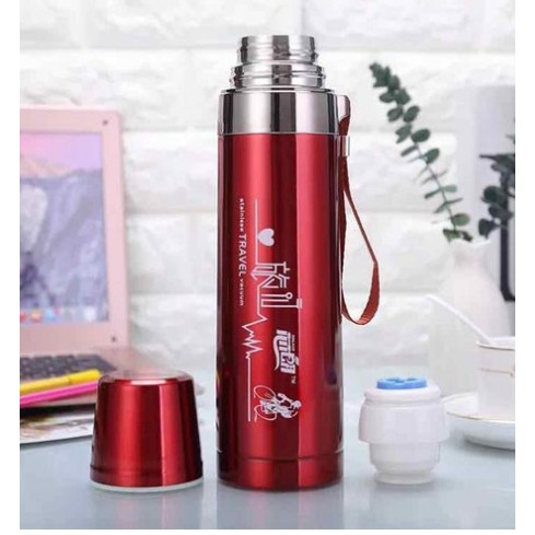 Bình giữ nhiệt Inox thể thao kiểu dáng thời trang loại 500ml và 800ml