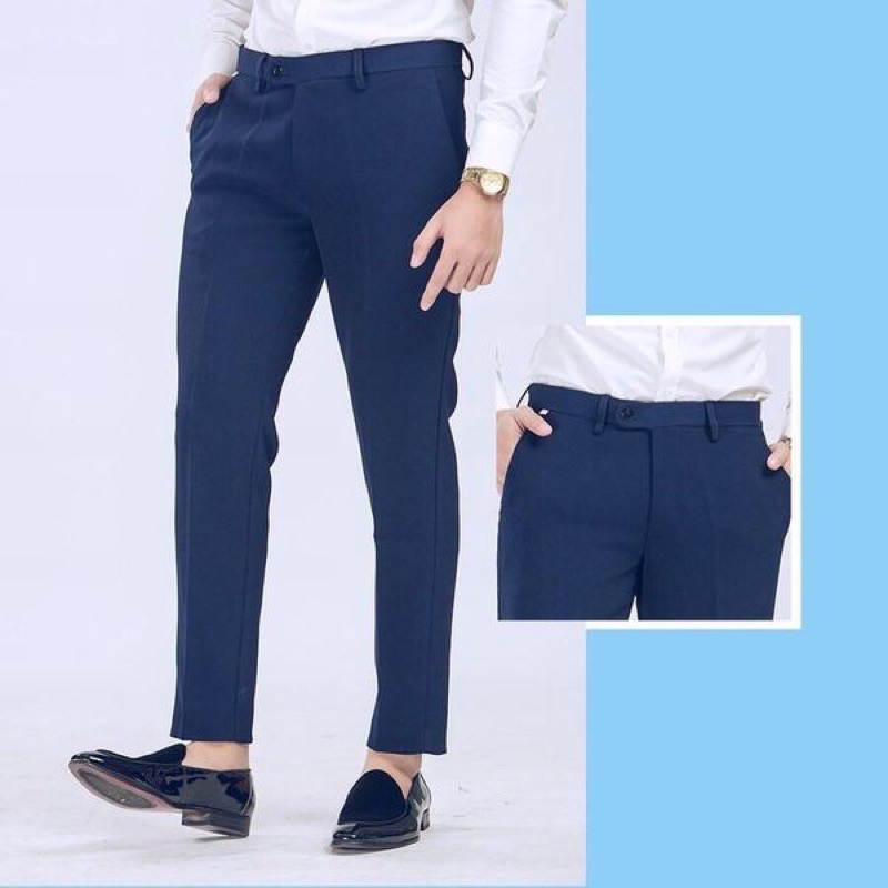 QUẦN TÂY ÂU NAM DÀI FOMR QUẦN ỐNG ÔM SLIMFIT