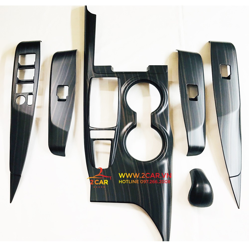 Ốp nội thất xe Camry 2019 2020 2021 vân gỗ cao cấp