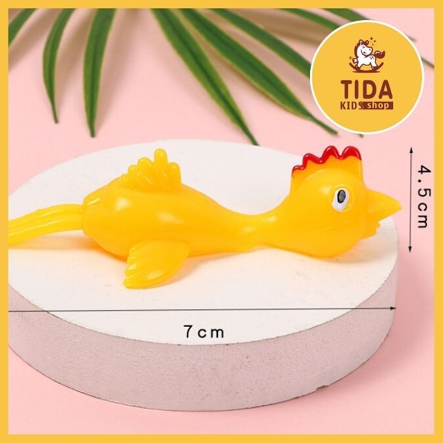 Gà Cao Su Bắn Vui Chơi Giải Trí Xả Stress ⚡ HOT TREND ⚡ Gà Dính Tường Siêu Hot Vui Nhộn, Đồ Chơi Giải Trí TiDa Kids Shop