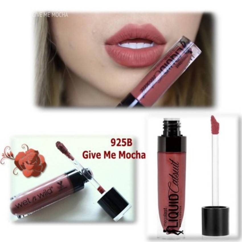 Wet N Wild Give Me Mocha - Son Kem Lì Màu Hồng Đất