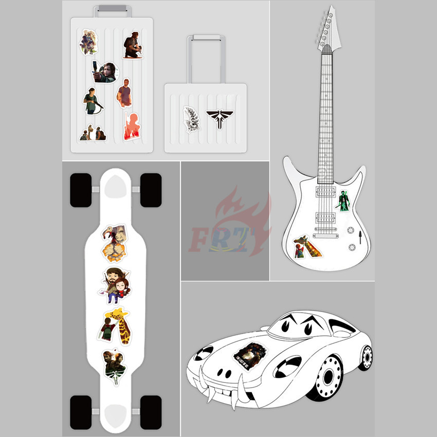 ❉ The Last of Us Series 04 Stickers ❉ 50Pcs/Set DIY Fashion Waterproof Decals Doodle Stickers