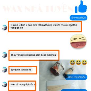 Wax triệt lông shiny handemade combo 4 món