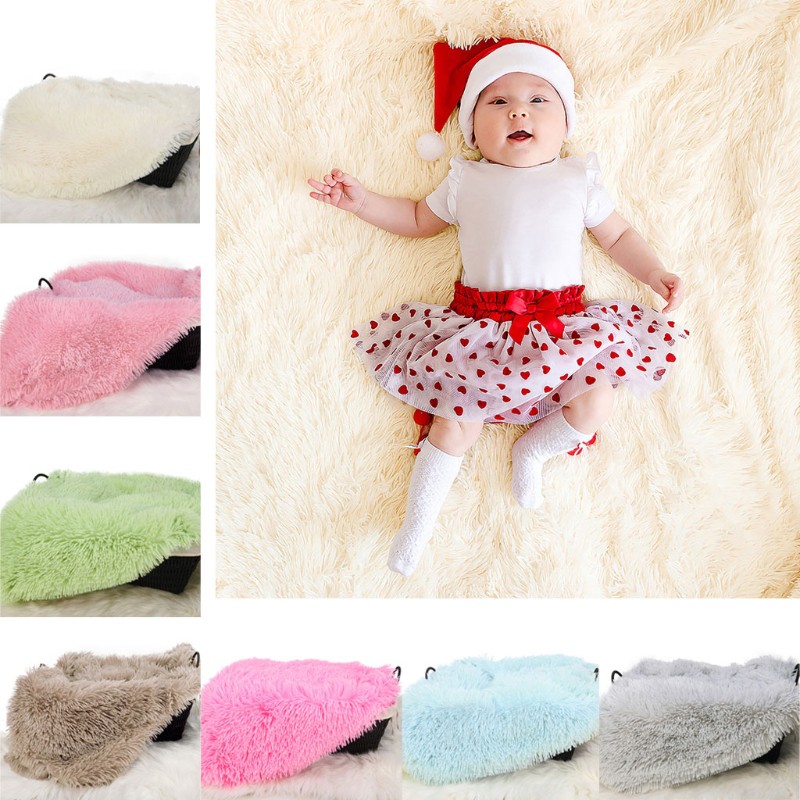Chăn Lông Chụp Ảnh Cho Bé Kích Thước 60x70cm Tiện Dụng
